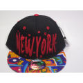 Custom 3D Embroidery Digital Print Brim Snapback Hats